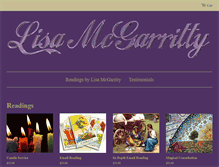 Tablet Screenshot of lisamcgarrity.com